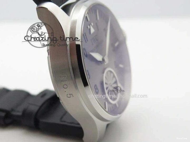 MIROTIME 0312 Compact Big Pilot “Markus Buhler” IW5003 Turbine V6F Best Edition Grey Dial On Leather Strap A 7314